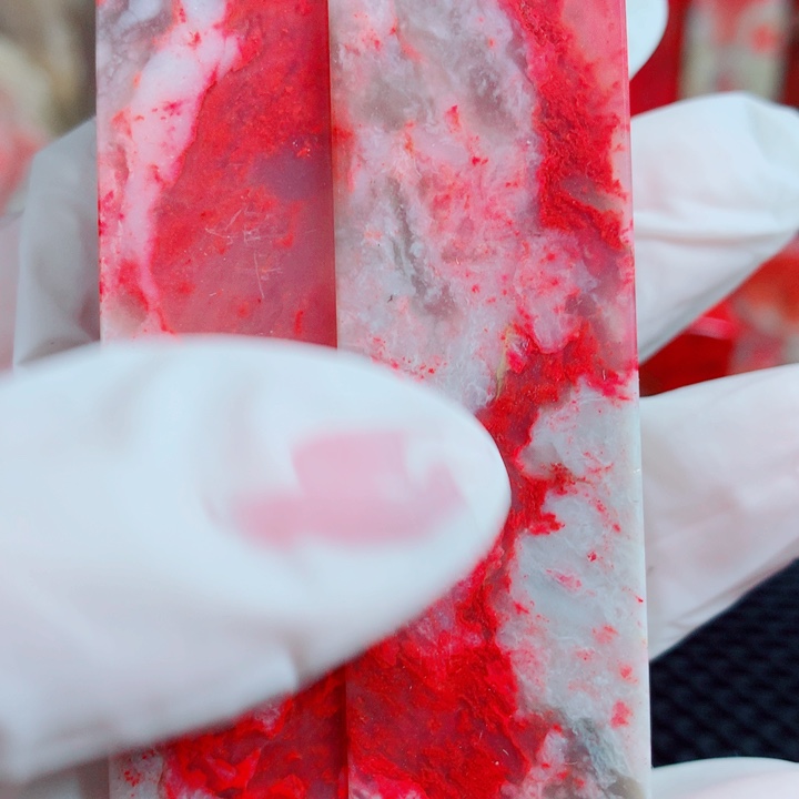 用***4巴林石巴林鸡血印章2枚