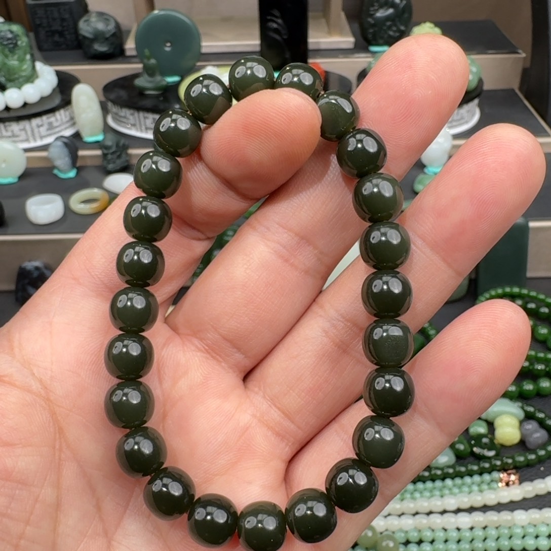 和田玉（糖玉）未镶嵌手链