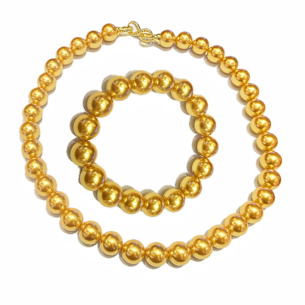 【邱总甄选】经典时尚妈妈马贝珠颈饰赠手链YPN782