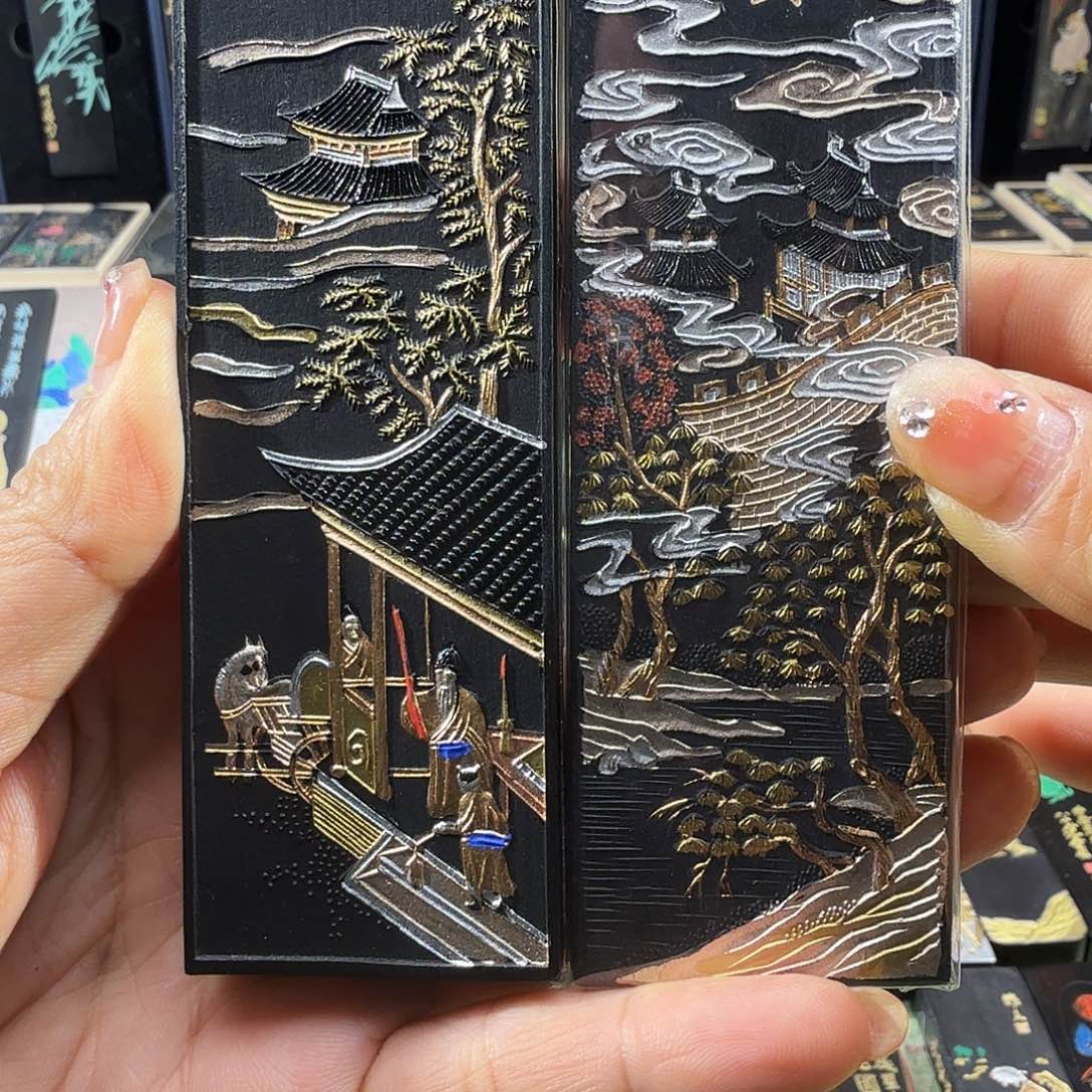 凤池春天府松烟墨2锭