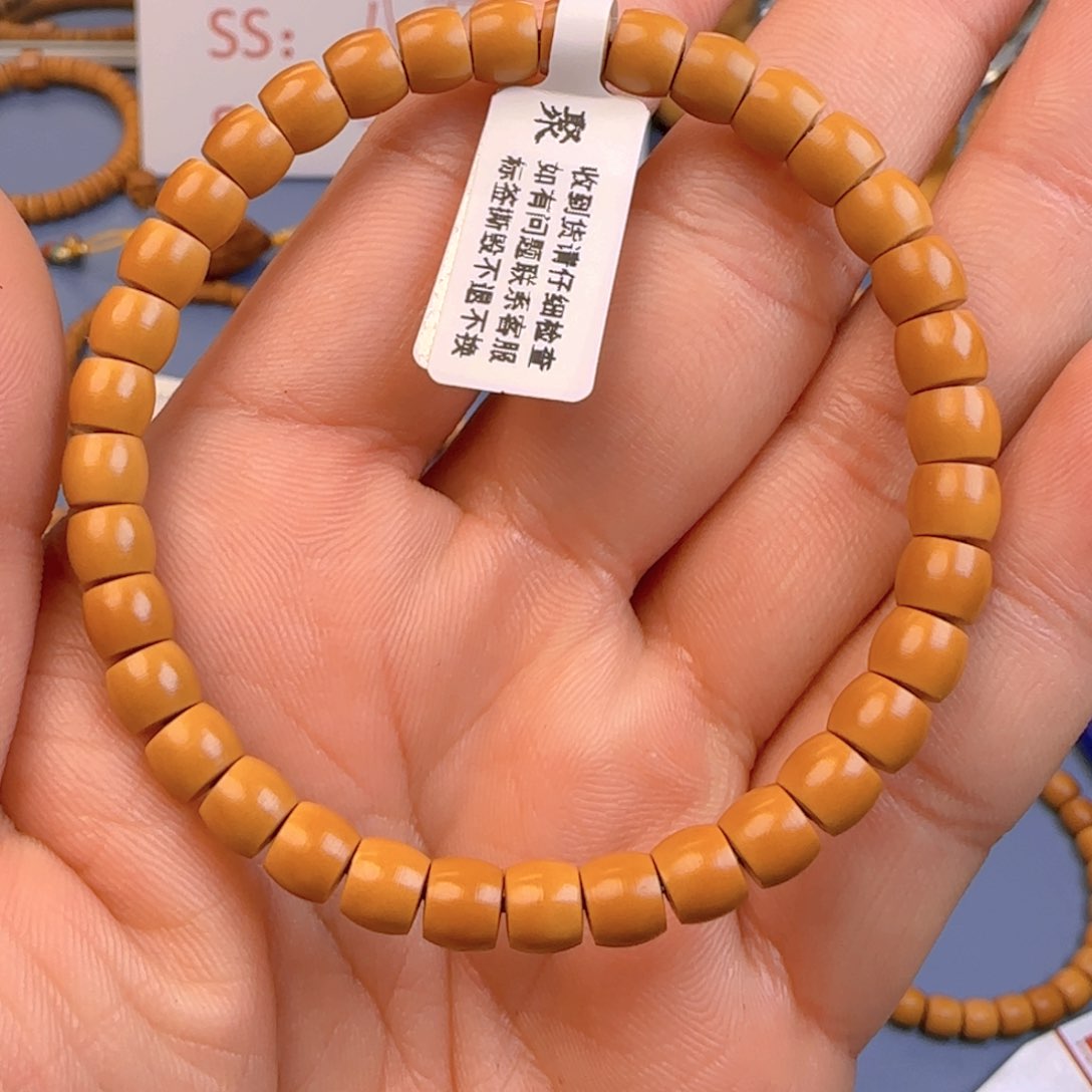 橄榄核手串核尖直切尺寸6.3ss