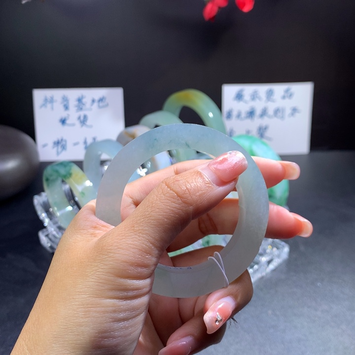 柒***子定制翡翠未镶嵌55-60