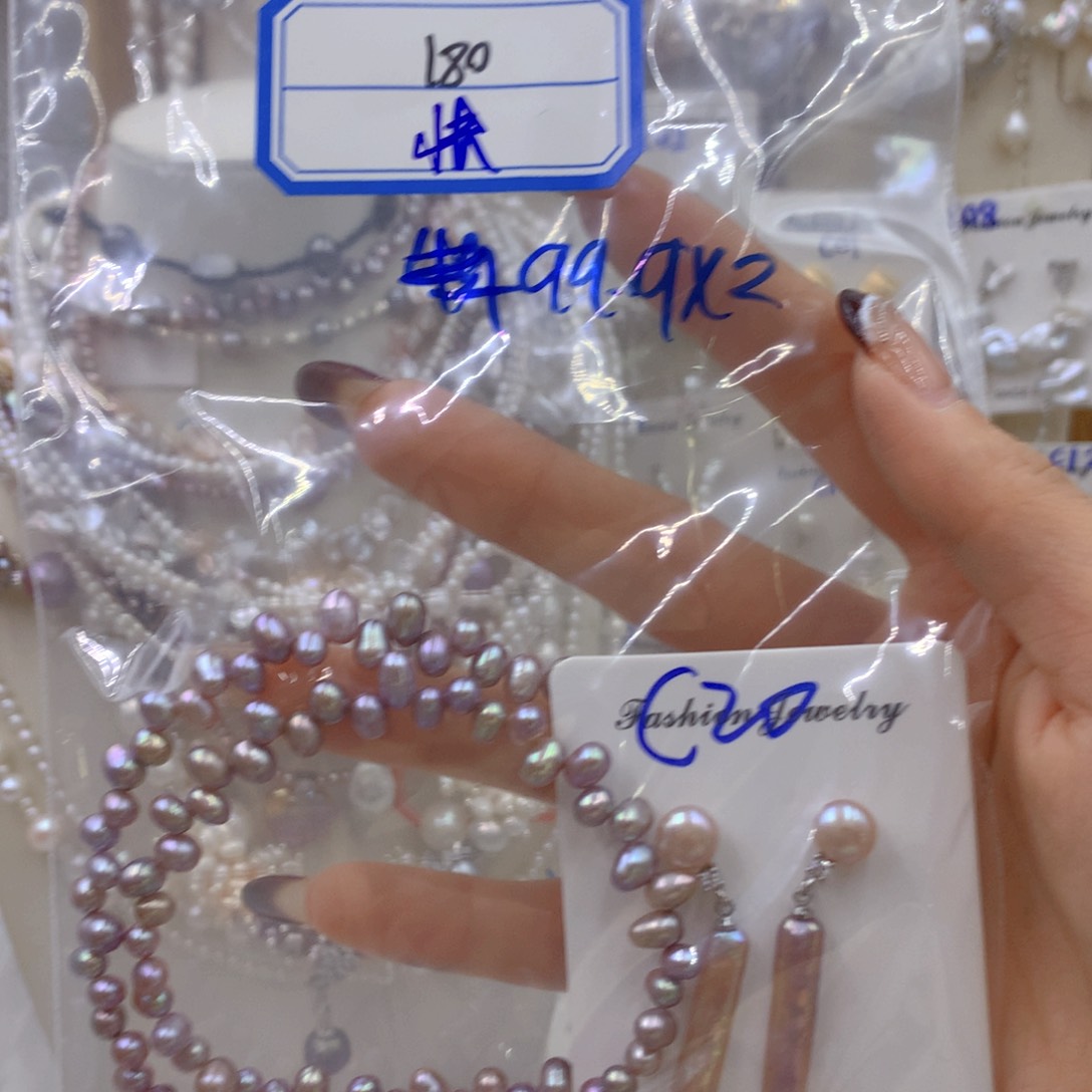 淡水珍珠耳饰银S925镶嵌快**家