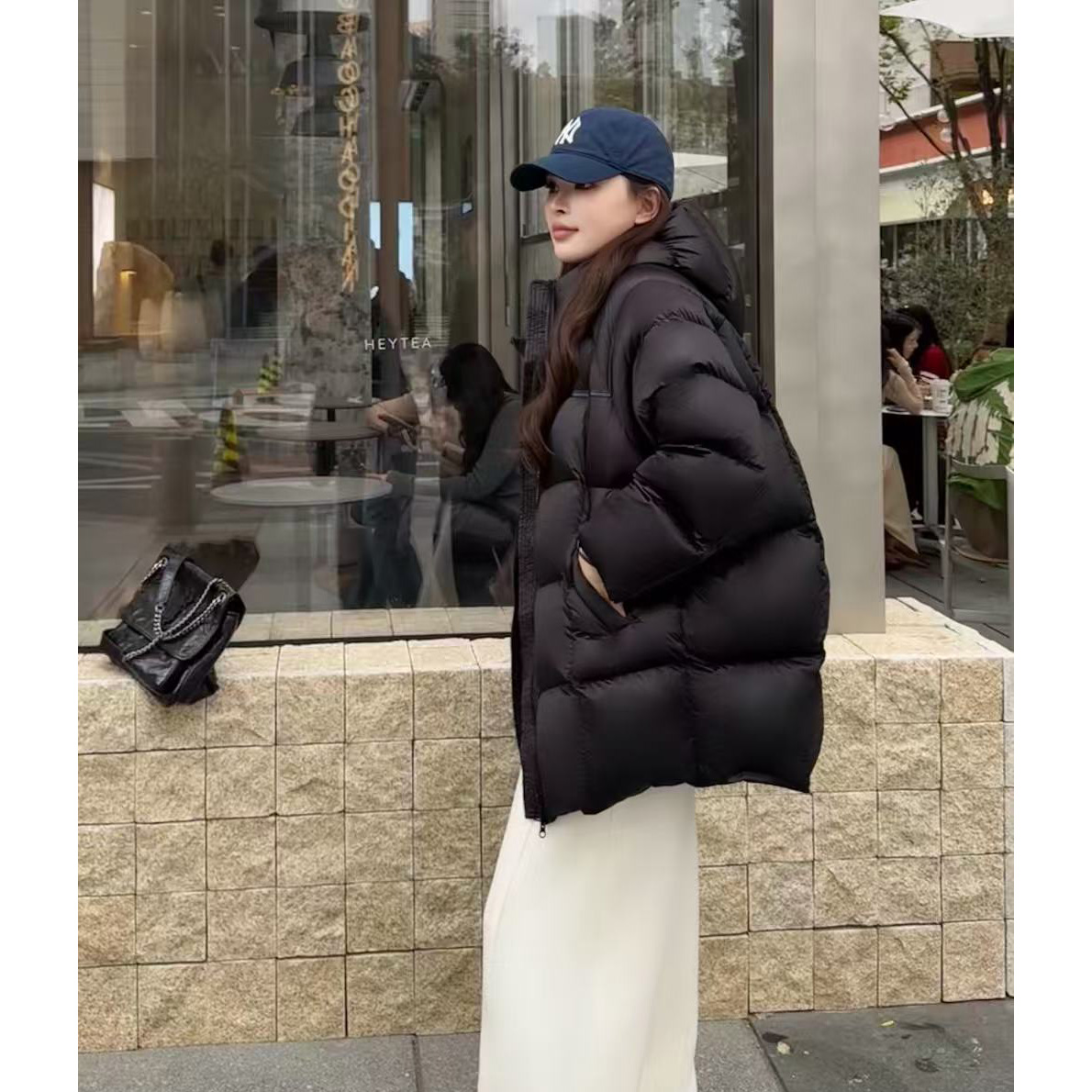 FM【泡芙中长款】2025冬季新款 泡芙羽绒服 7332