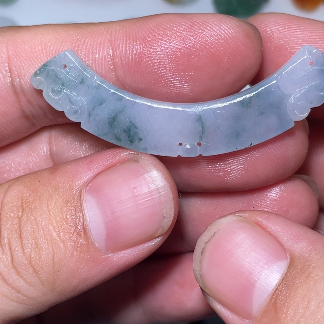 定制翡翠未镶嵌玉横