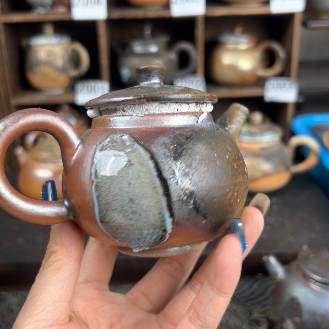 杯柴烧茶器细陶壶