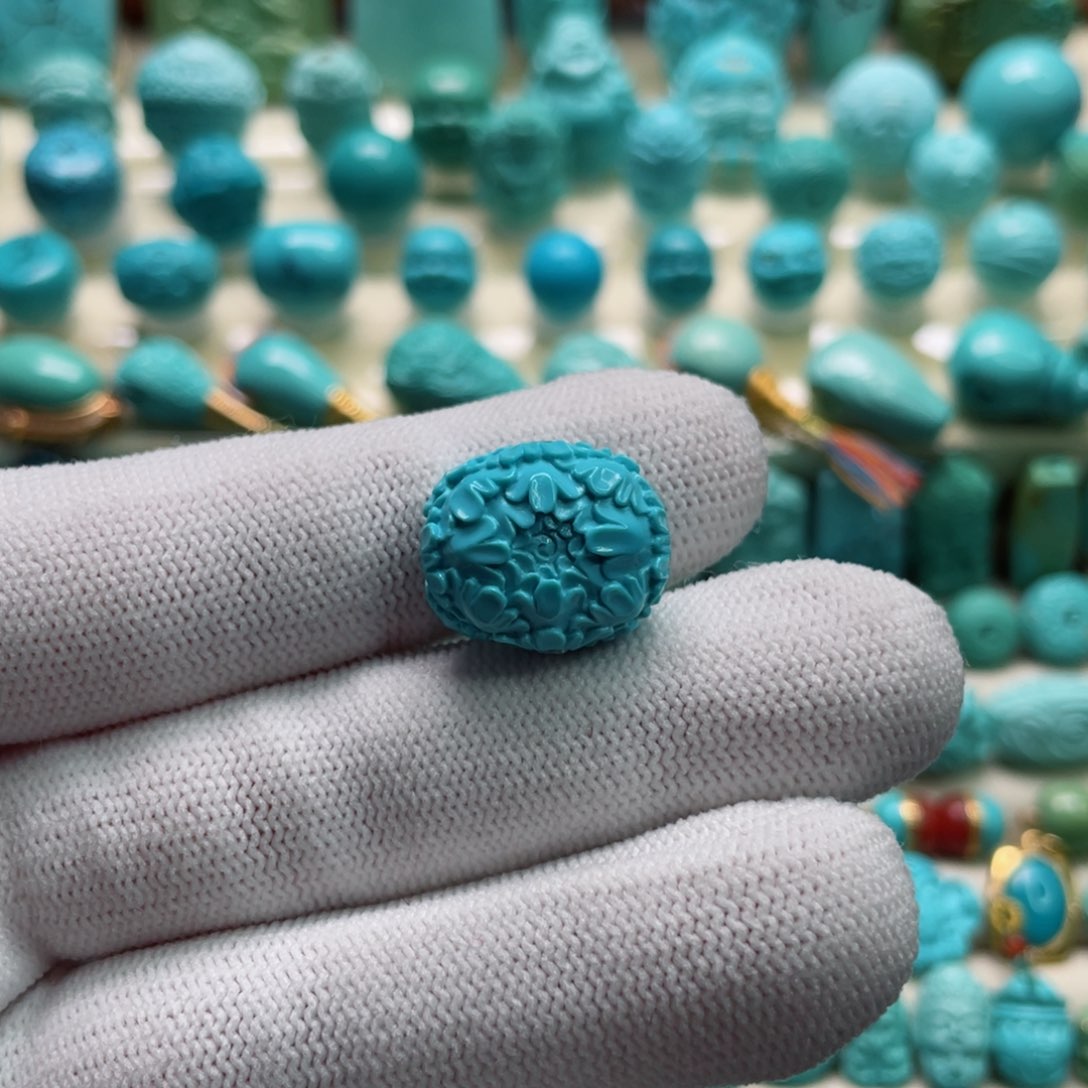 绿松石珠宝奇石未镶嵌