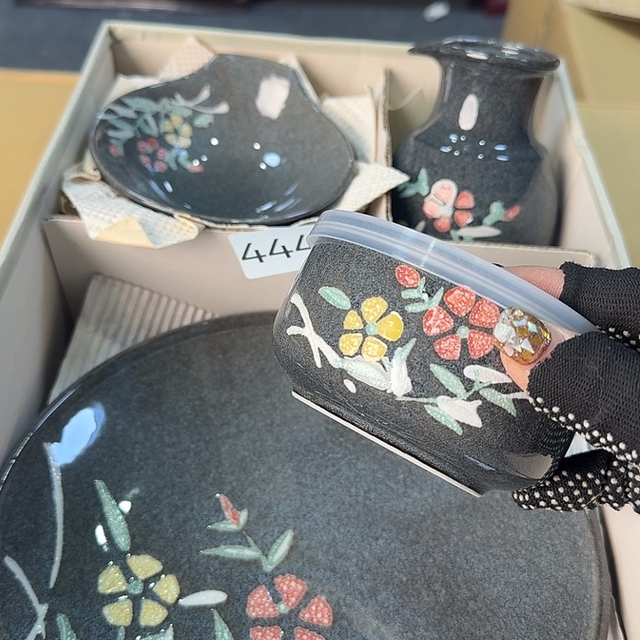 瓷片很好看的盘子套装