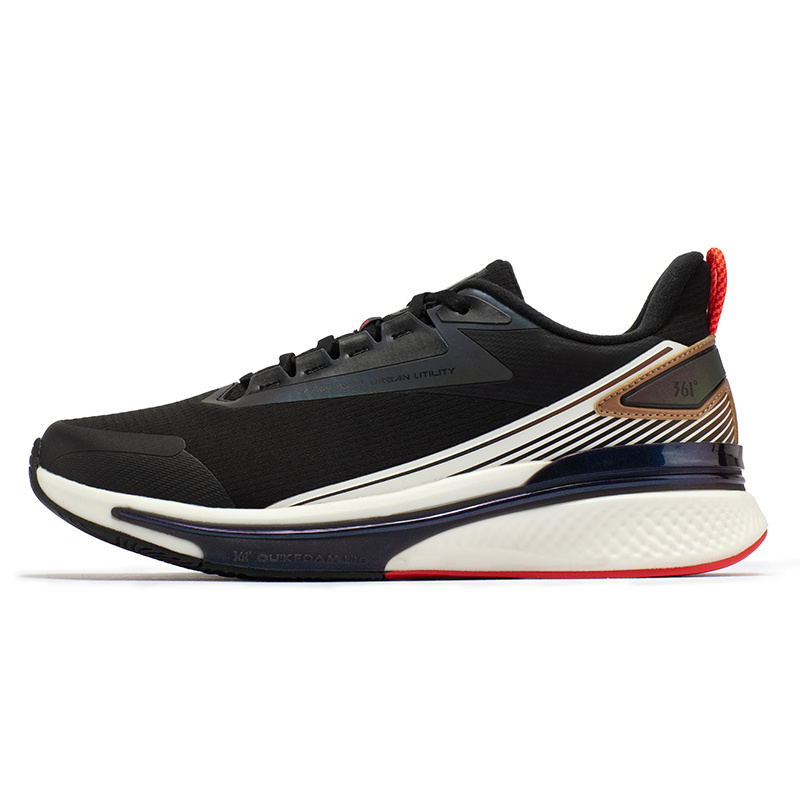 361°361男鞋运动鞋2025年冬季新款男加毛跑鞋