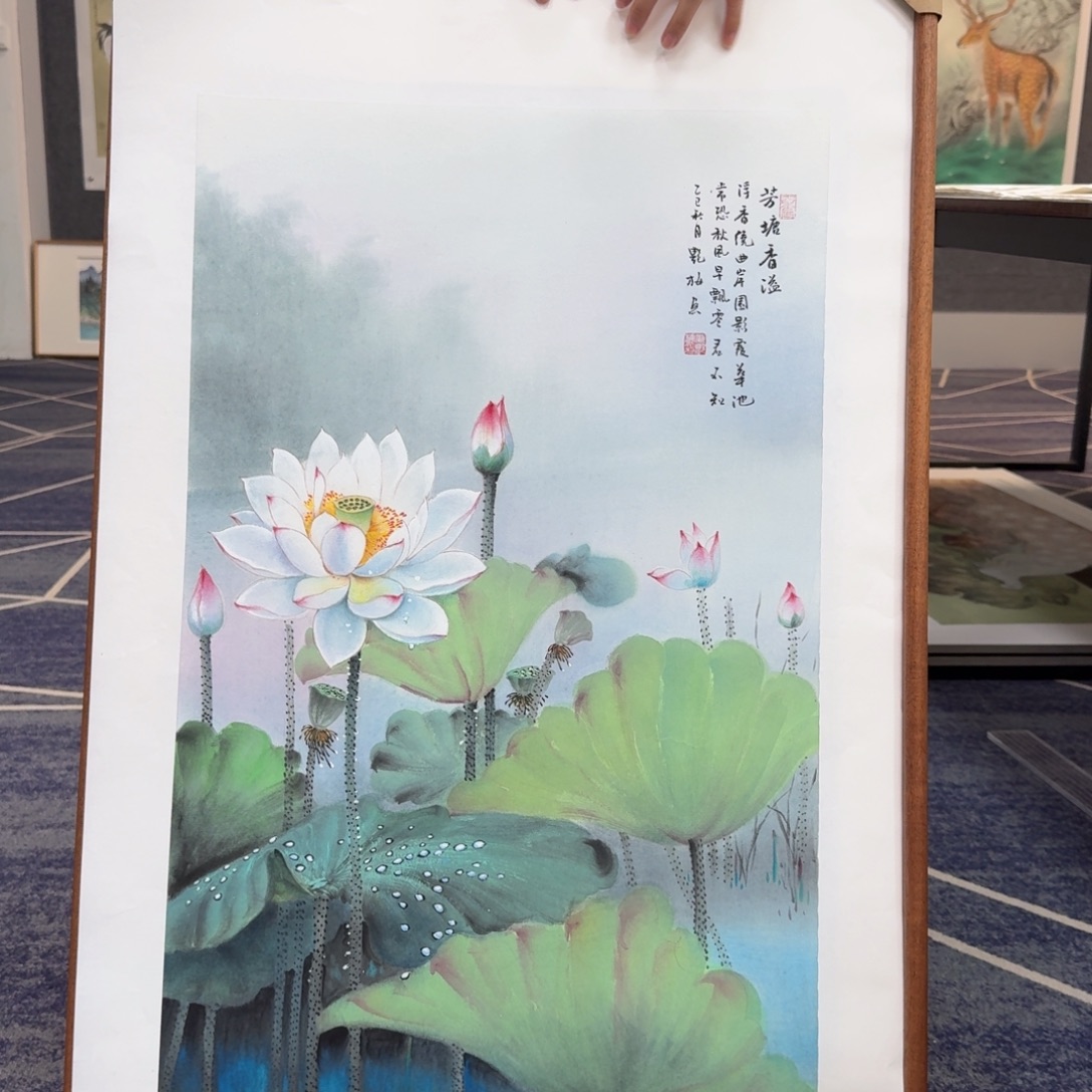 国画国画作品山水花鸟