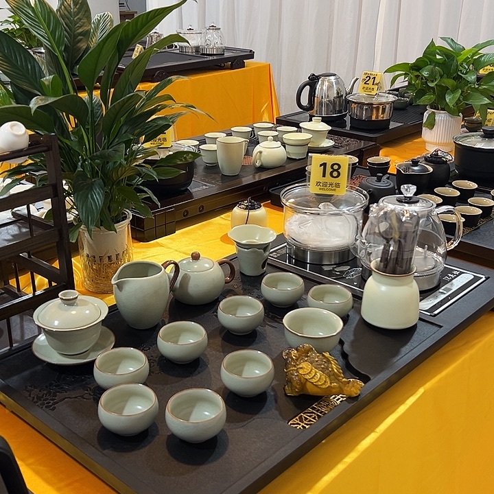 茶盘茶具带电器套装