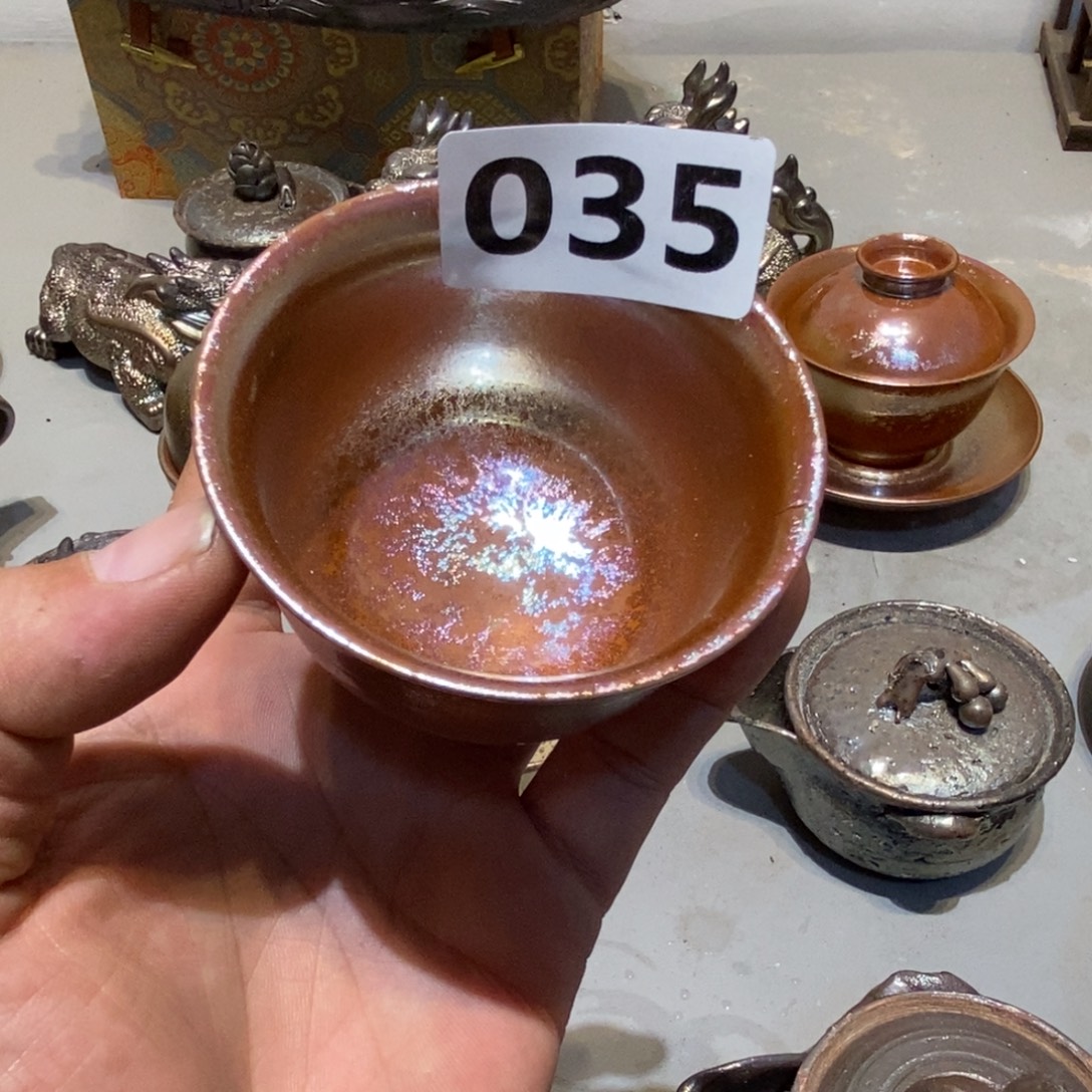 柴烧茶具陶瓷杯子