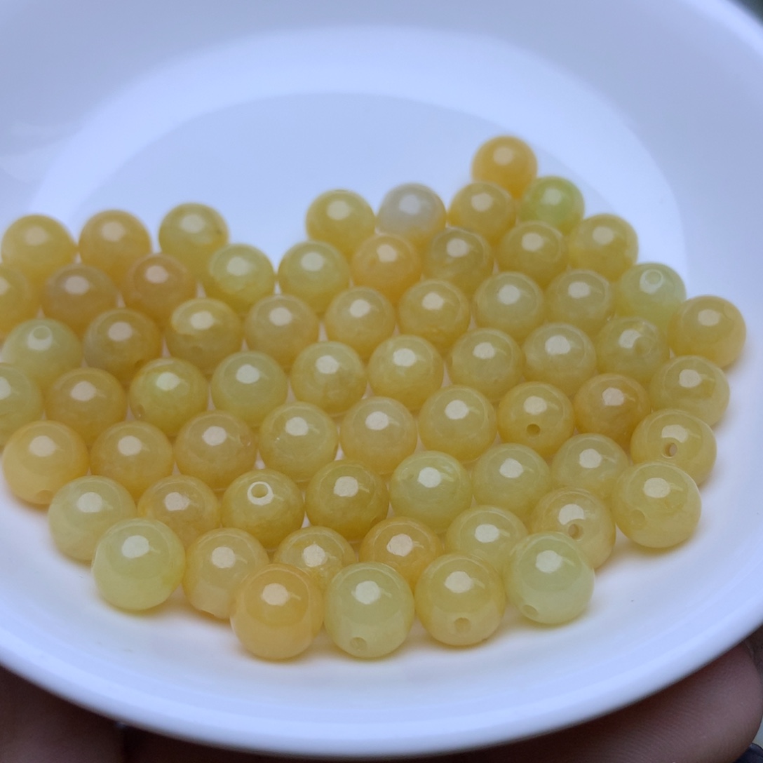 散珠翡翠卡7.3冰透黄10个