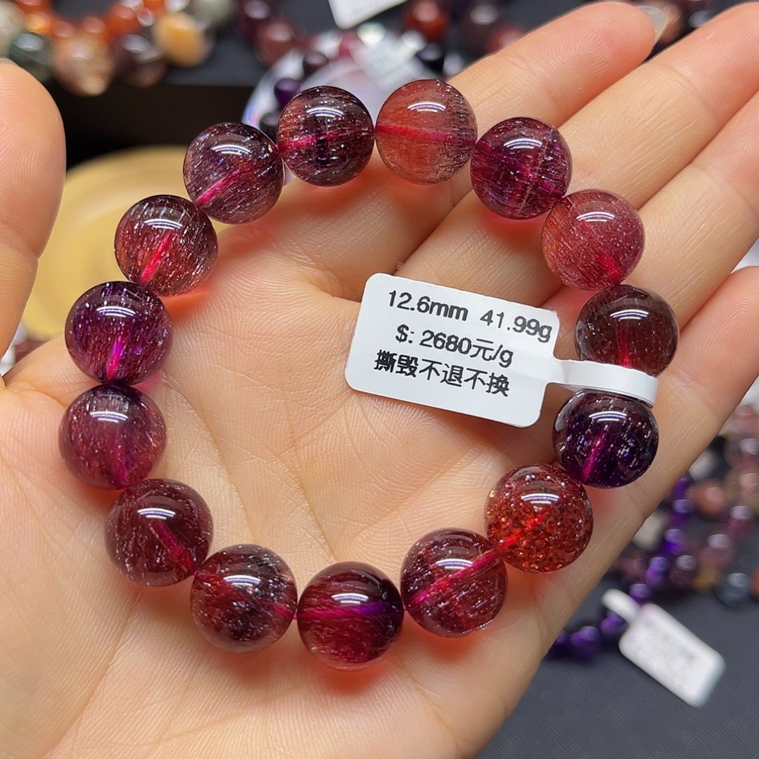 水晶手链未镶嵌天然水晶