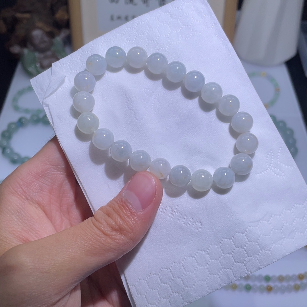 翡翠未镶嵌颈饰手串3