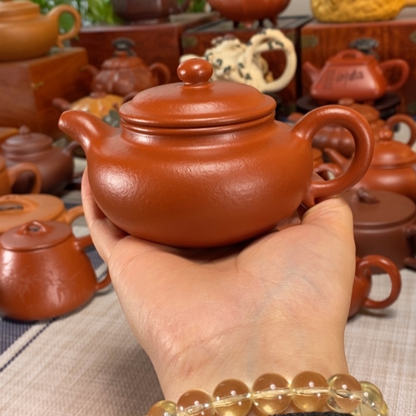 【闪购商品】茶壶紫砂深*仿古240毫升全手工制作
