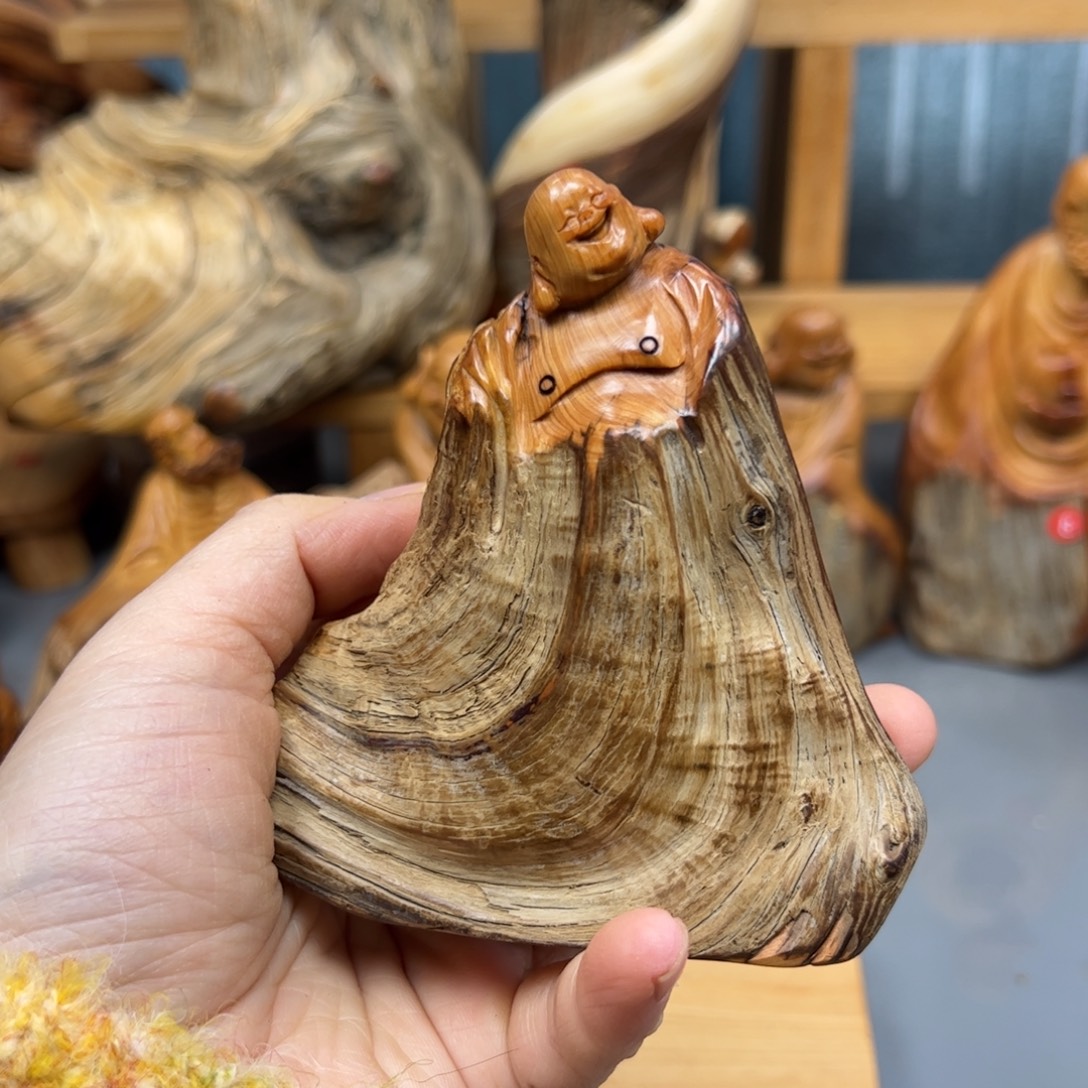 柏木崖柏木摆件手把件，39