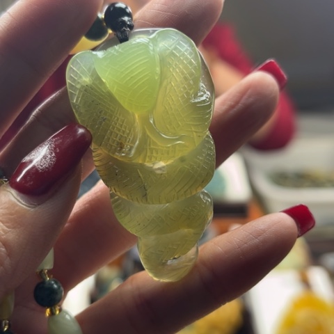 岫玉挂件未镶嵌挂件