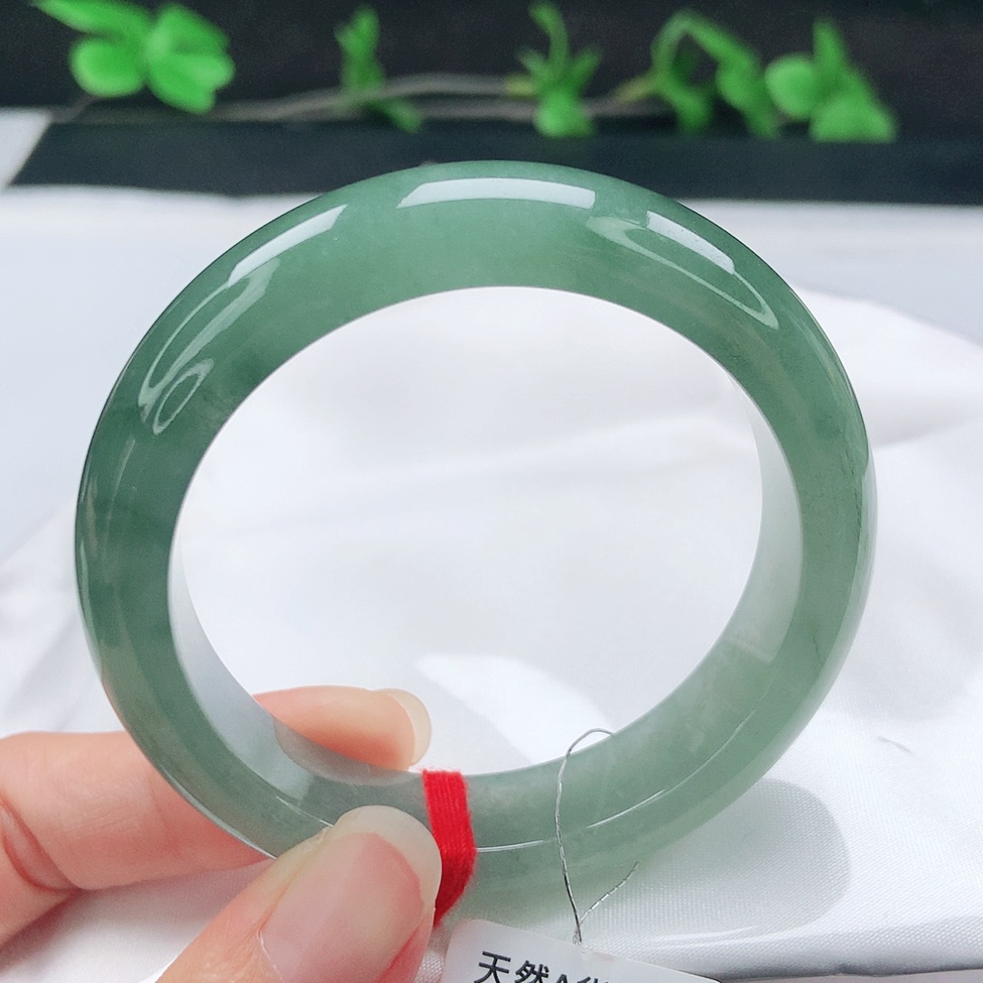未镶嵌手镯翡翠53圈