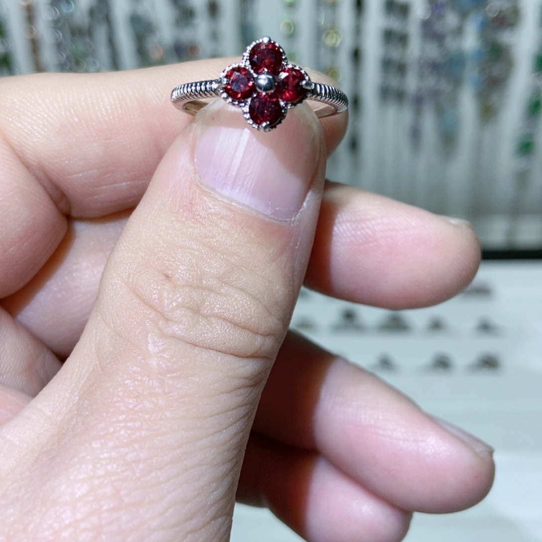 紫晶珠宝半成品银S925镶嵌