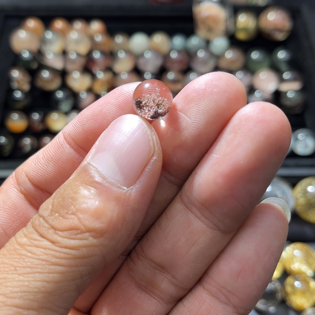 幽灵单珠未镶嵌水晶10mm