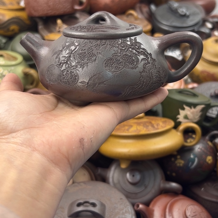 茶壶紫砂紫砂壶微瑕