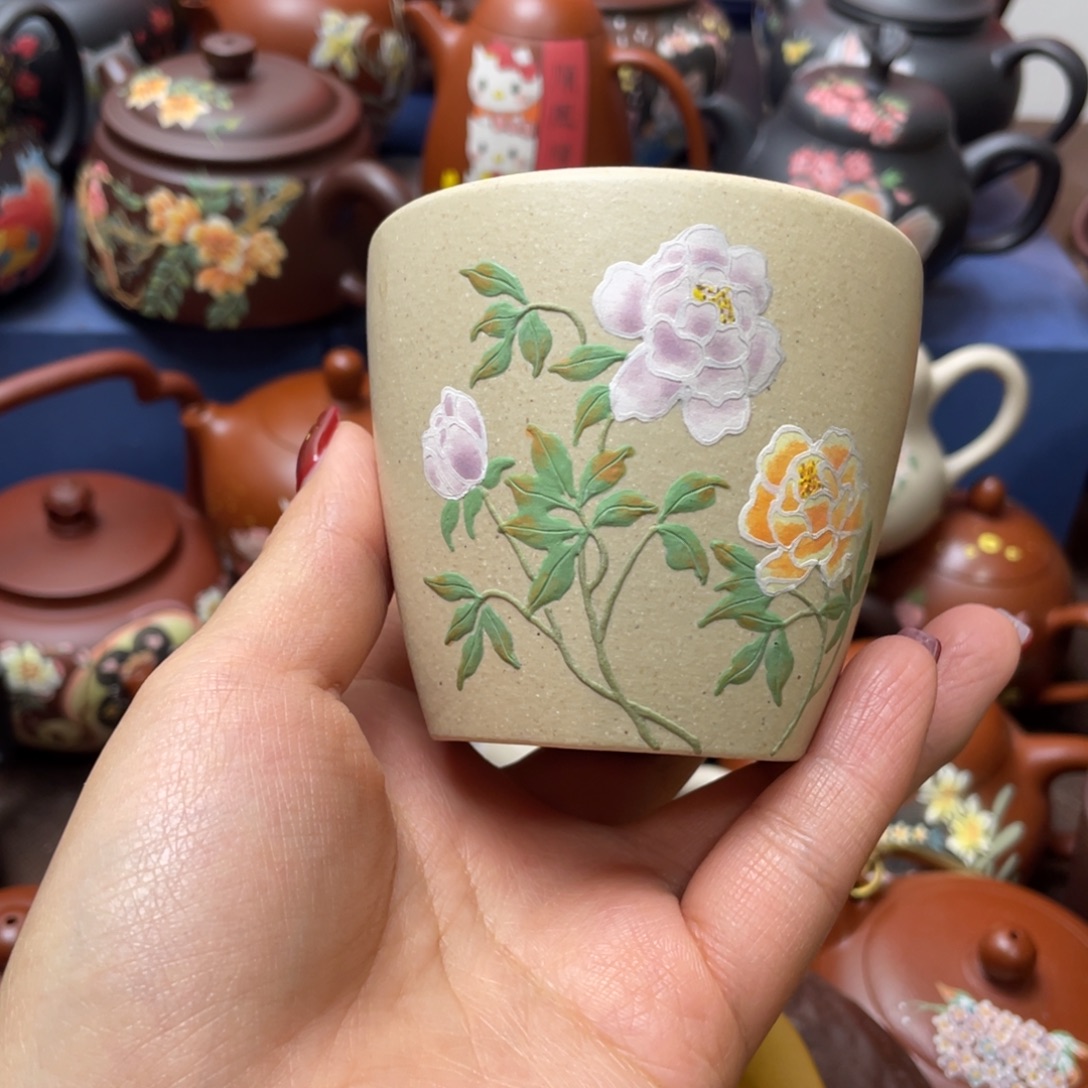 紫砂茶杯紫砂主人杯150cc