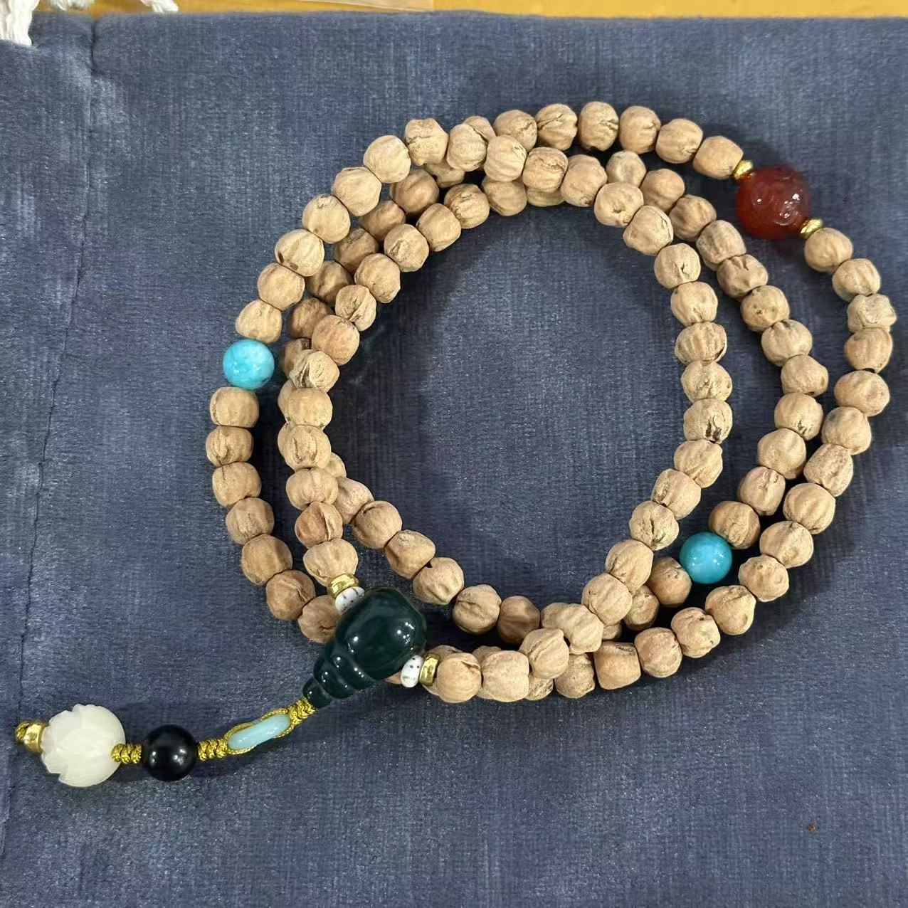 A2 百香籽手串男女款约卡6柏香籽 517 （配A2礼盒套装）