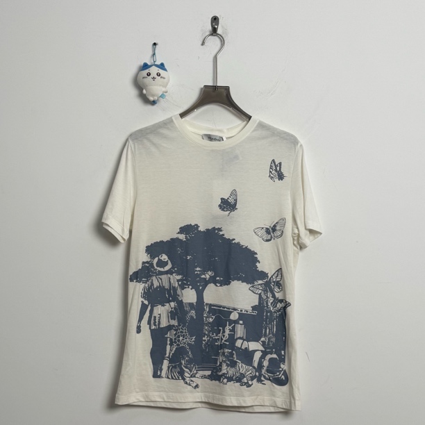 未使用 YSL/圣罗兰 灯影短袖 L码