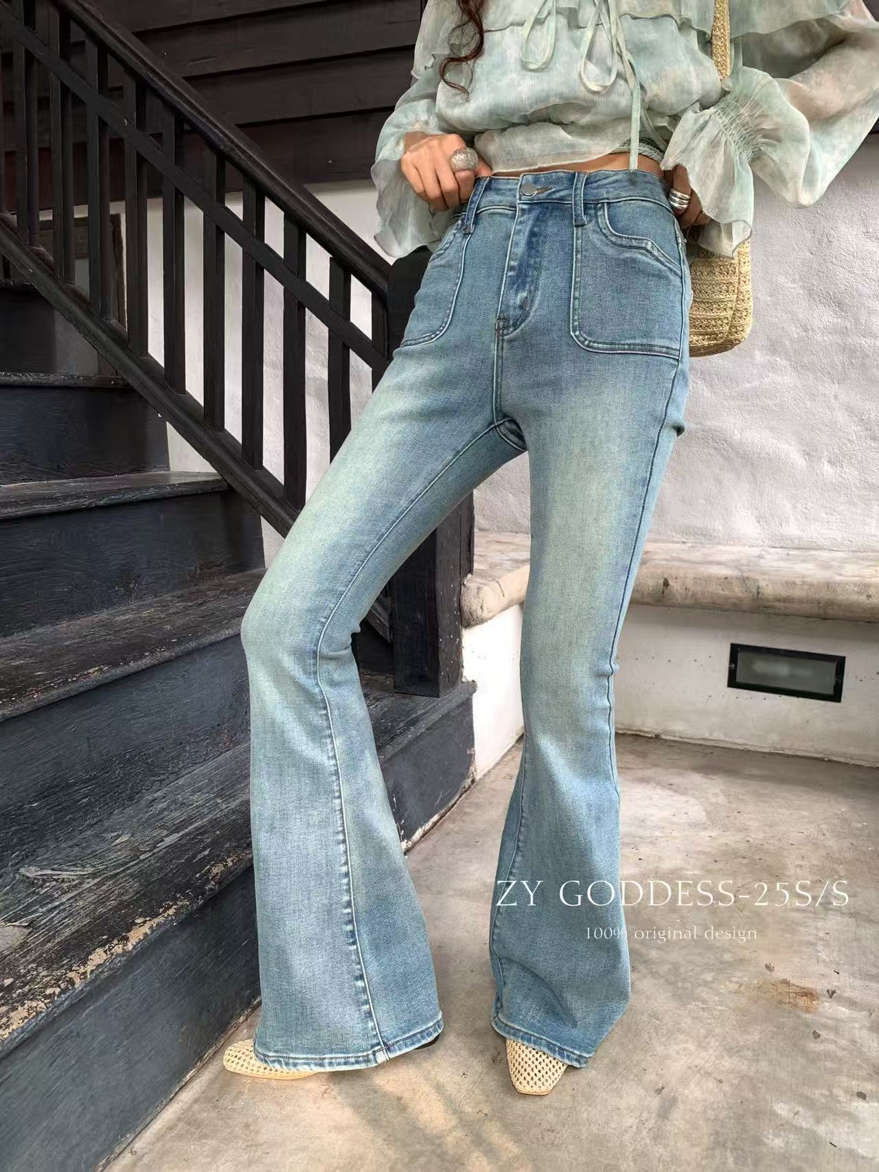 ZY修身显瘦牛仔裤