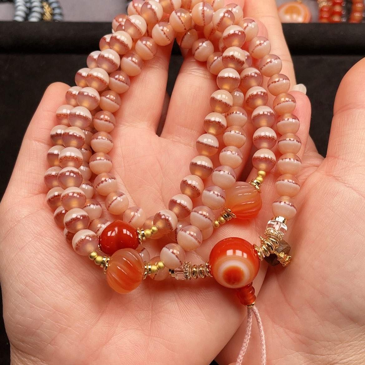 【闪购商品】合金玛瑙/玉髓珠宝半成品小*