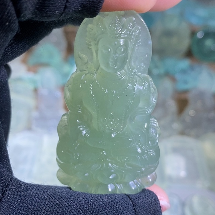 岫玉吊坠未镶嵌吊坠