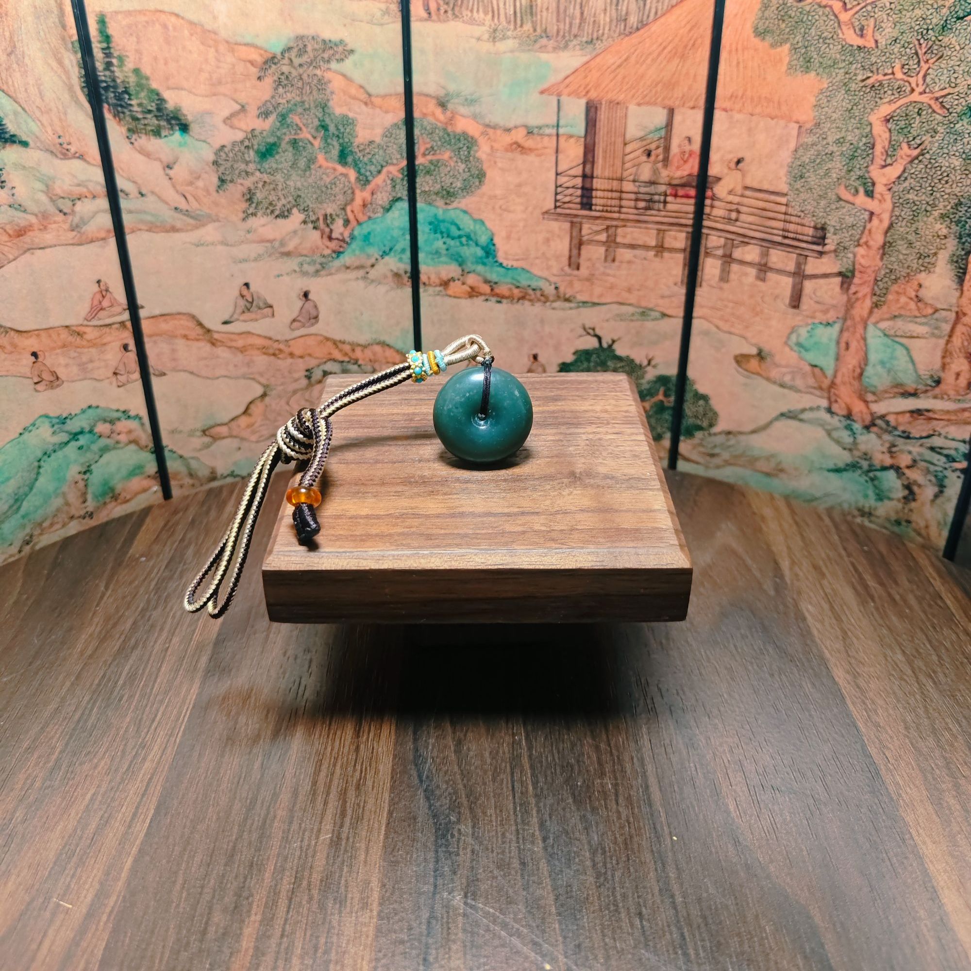 N和田玉平安扣吊坠0782