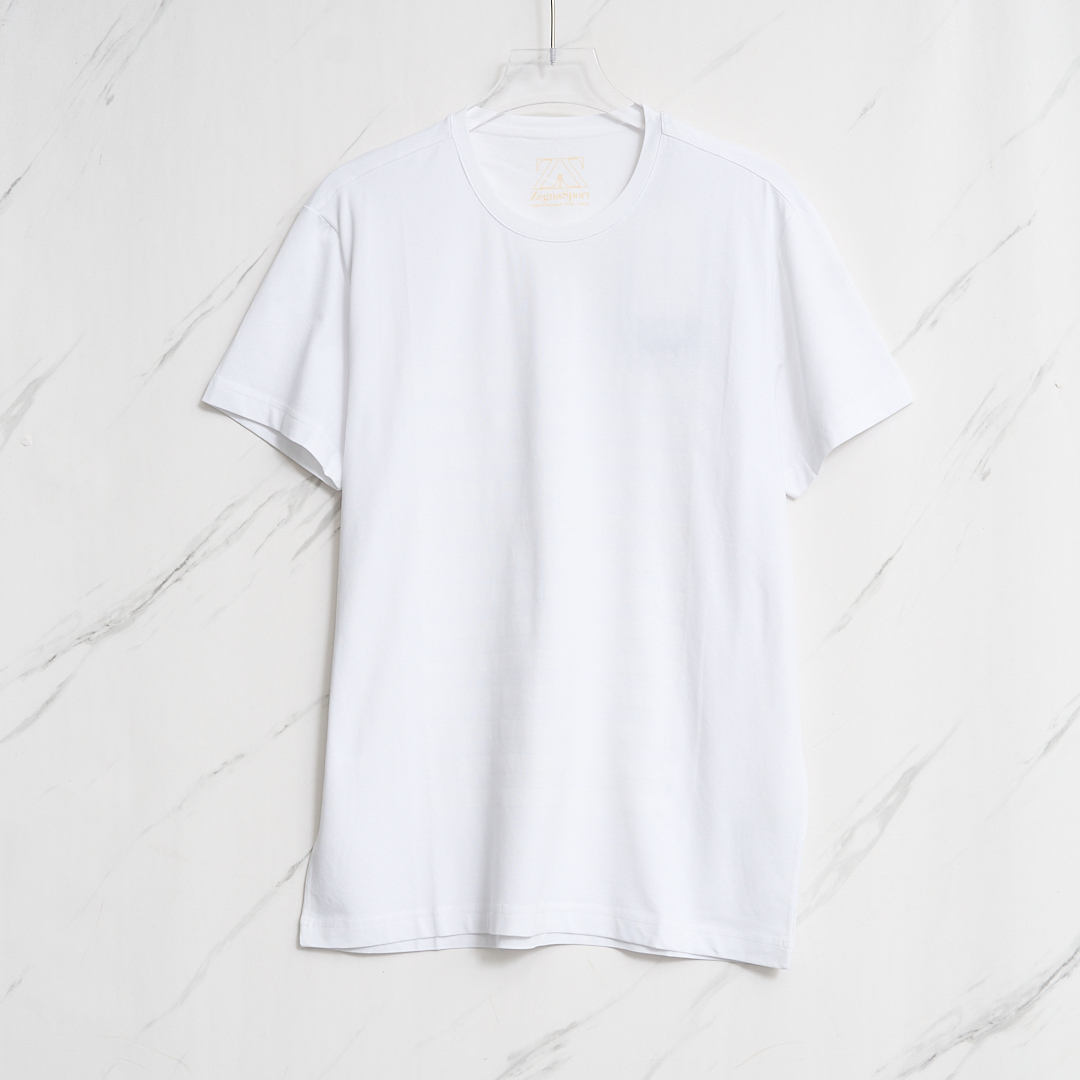 ZEGNA男士暗条纹圆领T恤/YZ300916