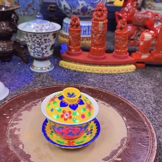 瓷片摆件家居设计的