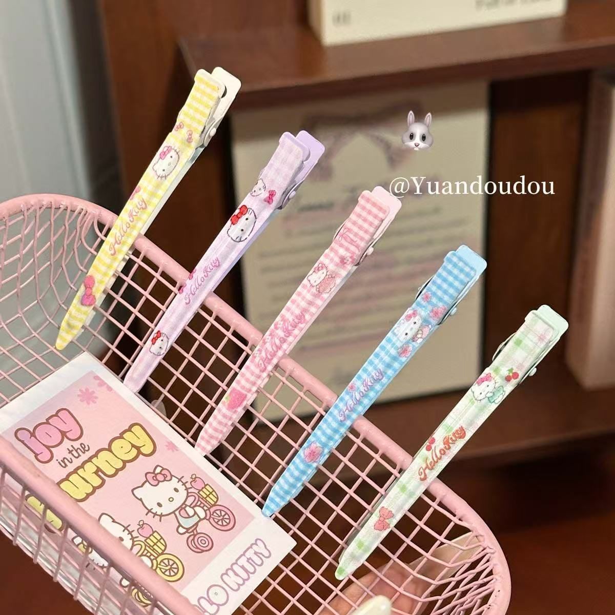 超仙甜美百搭发夹一字发卡萌趣卡通头饰少女蓬松刘海碎发佩戴神器