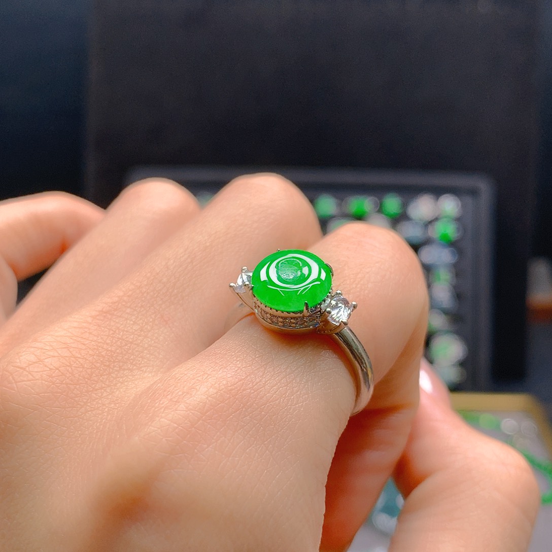 未镶嵌戒指翡翠天然翡翠