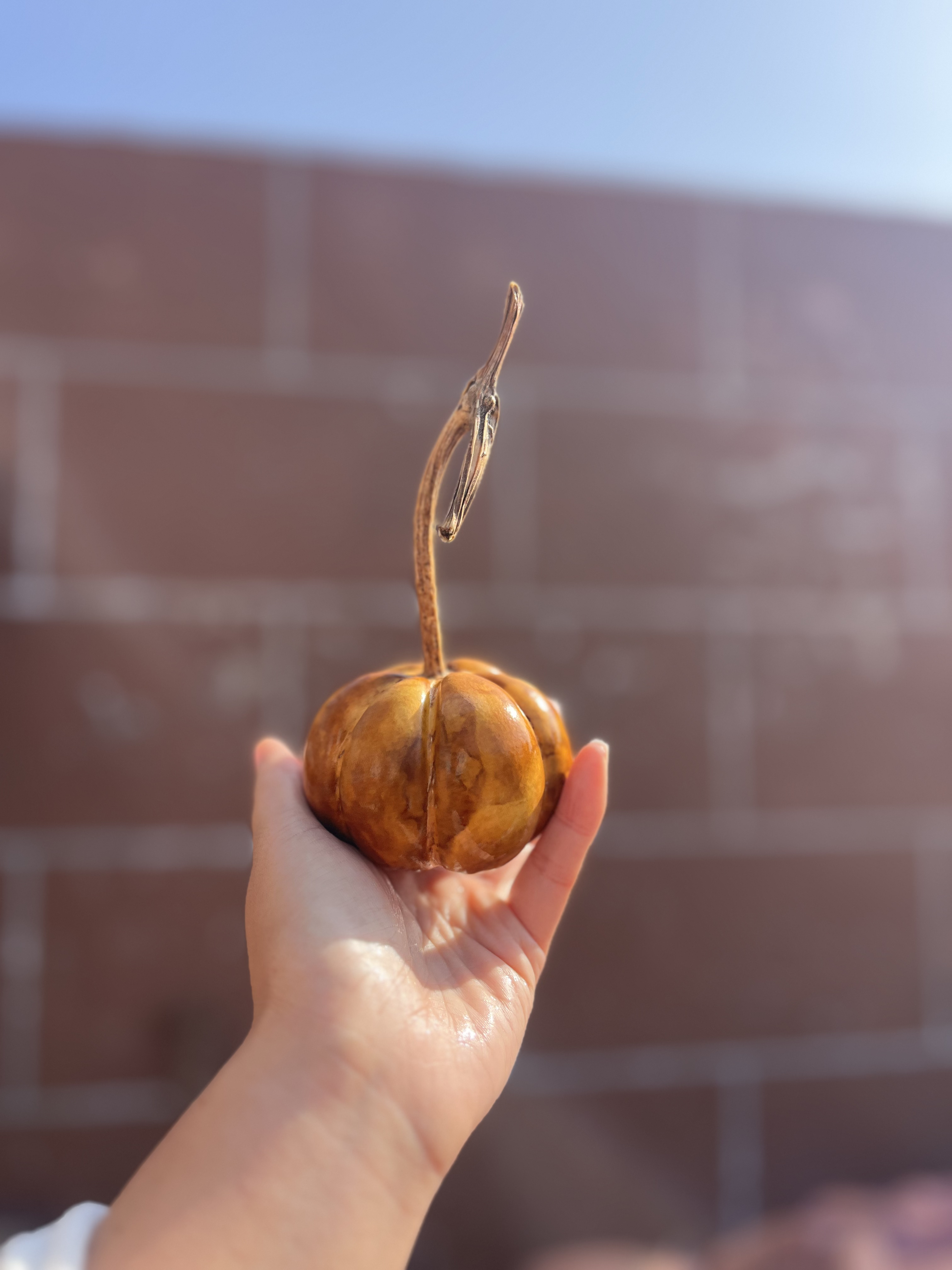 天然文玩葫芦手把件属