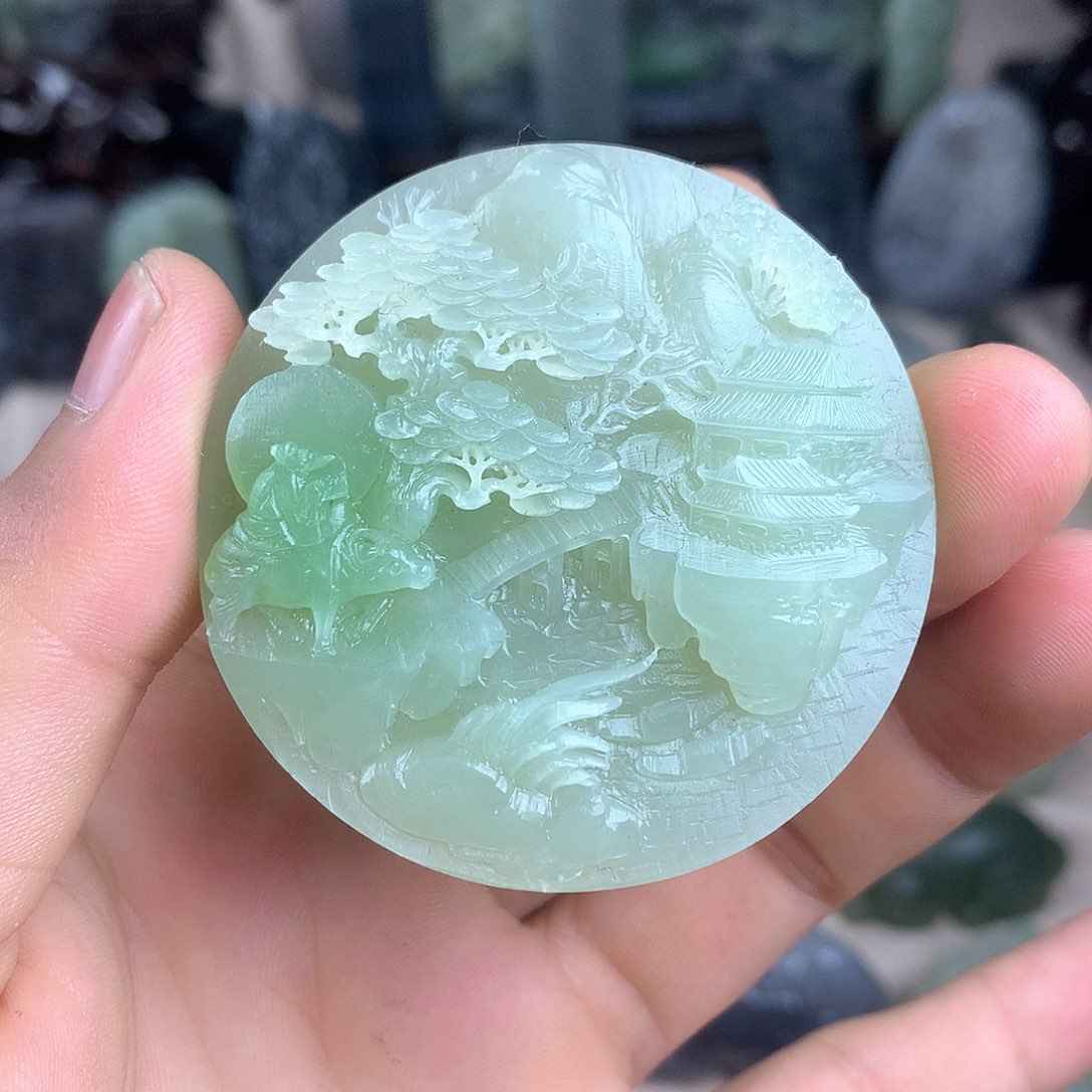 颈饰未镶嵌和田玉