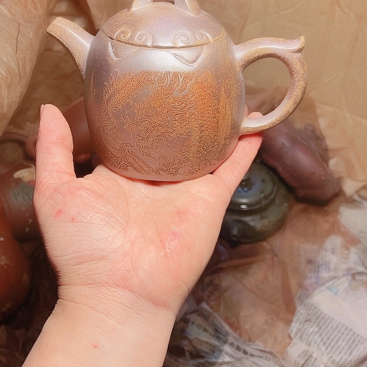 紫砂茶杯宜兴紫砂全手工制作