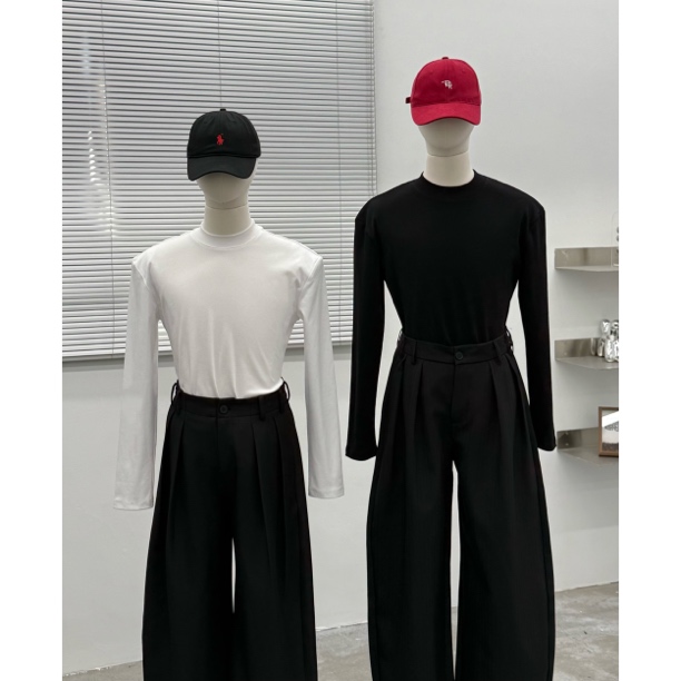 秋冬高克重半高领保暖日常百搭长袖针织衫显瘦气质T恤时尚达人