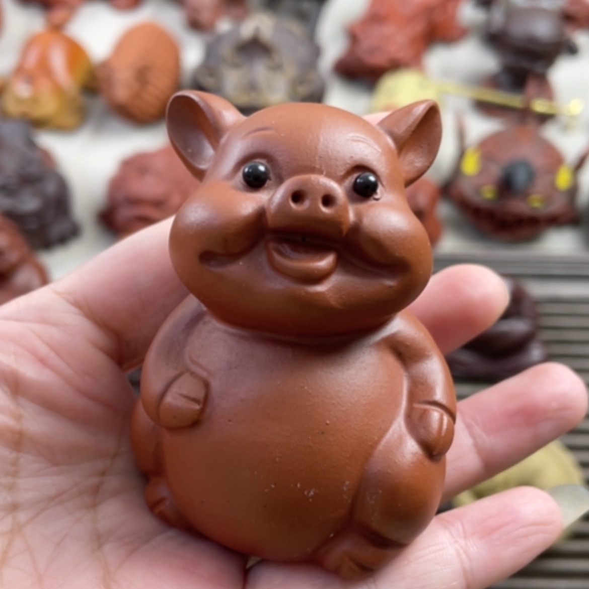 【闪购商品】紫砂茶宠紫砂小猪