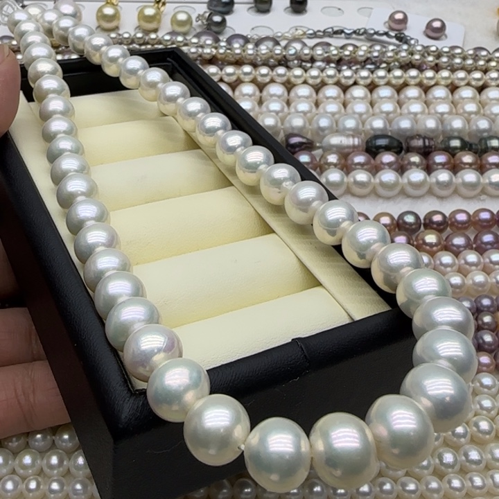 未镶嵌淡水珍珠摆件极光近圆10-11mm