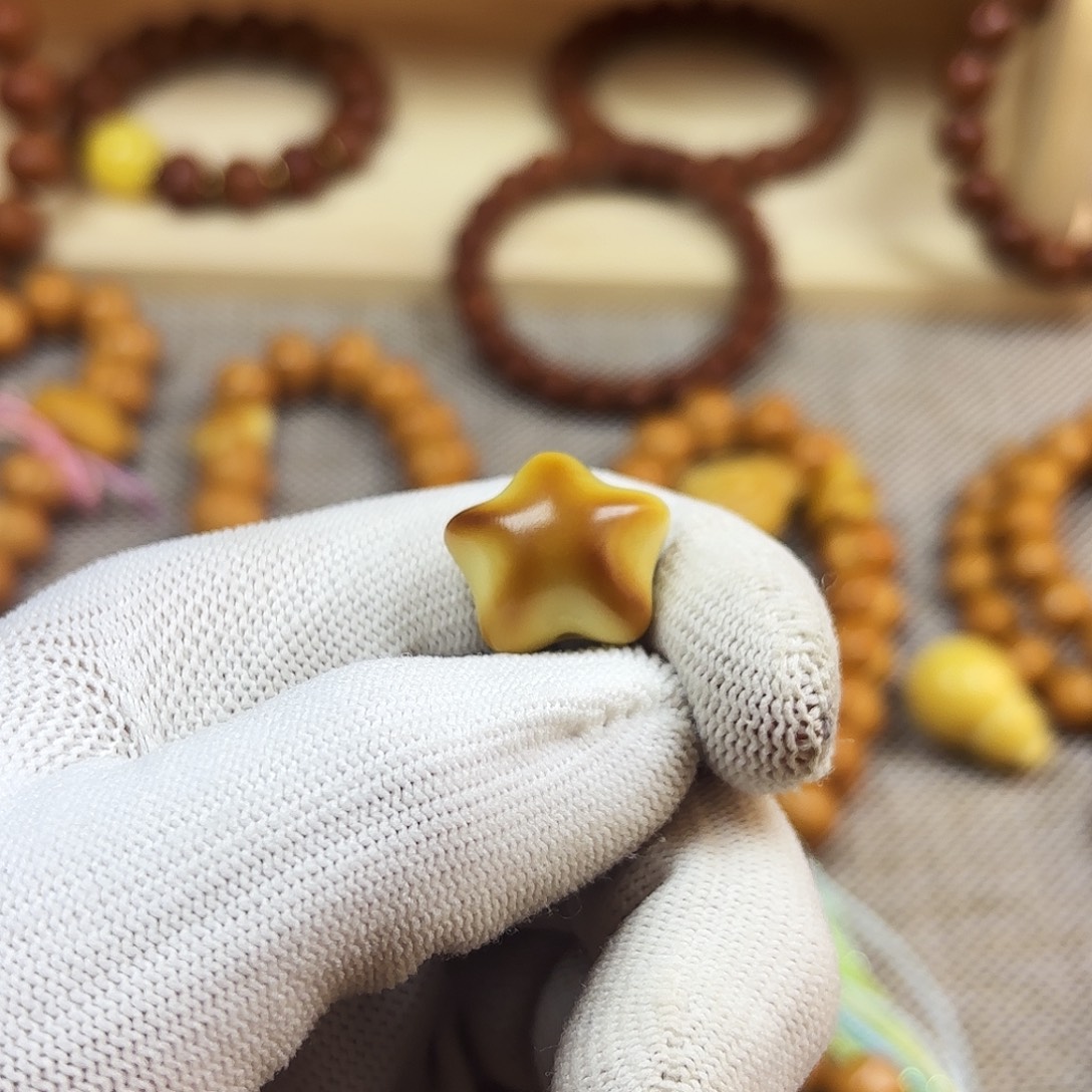 吊坠猴头核桃象牙果星星配饰