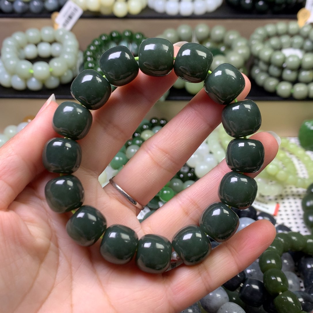 和田玉手链未镶嵌