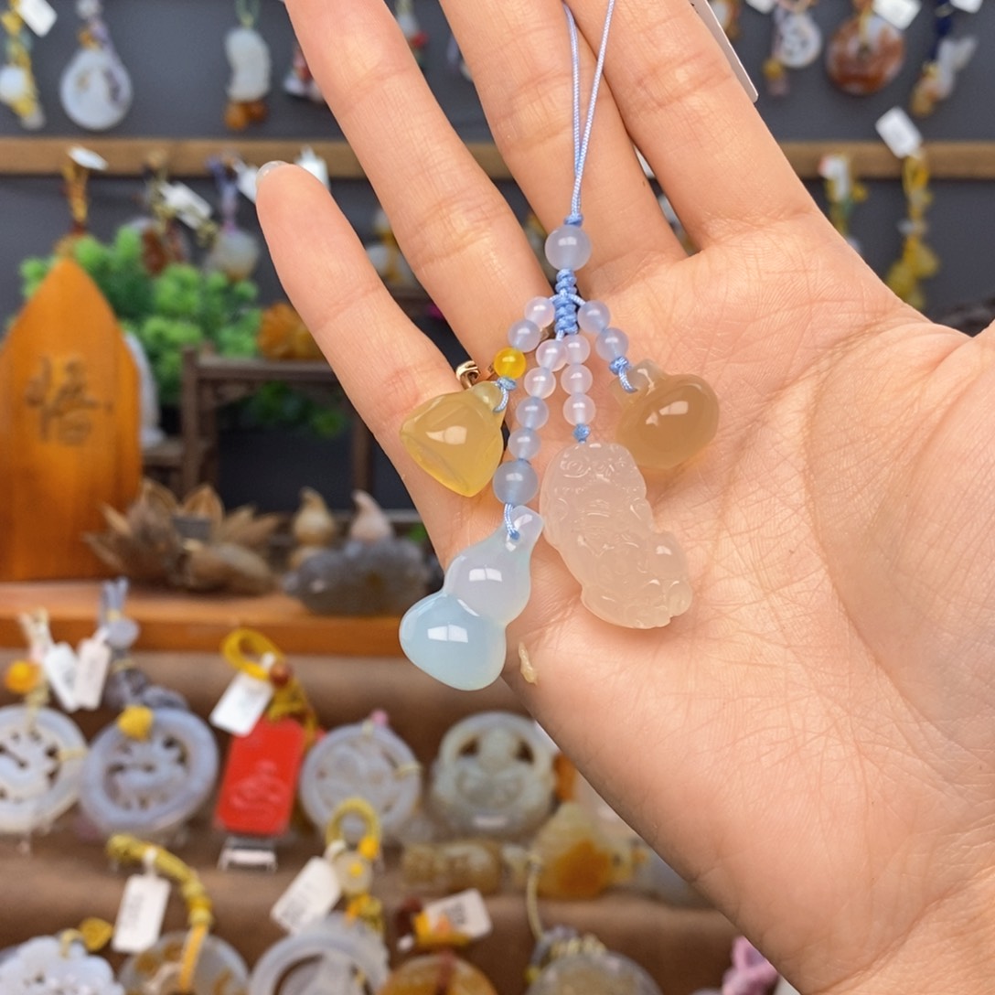 玛瑙/玉髓车挂未镶嵌66666666