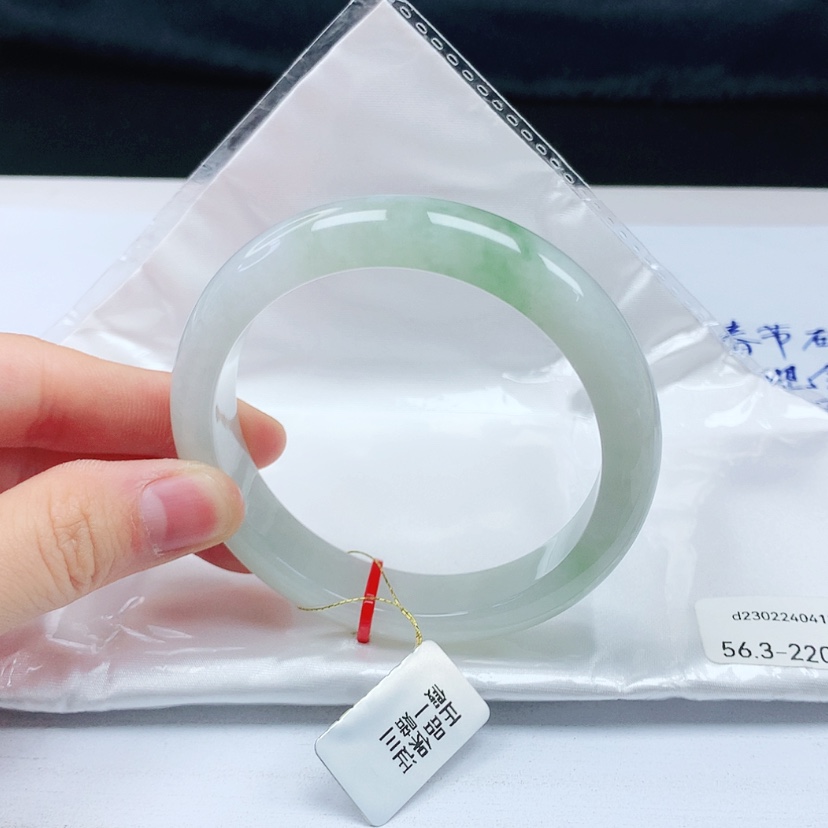 【闪购商品】翡翠手镯未镶嵌天然缅甸a货手镯56+