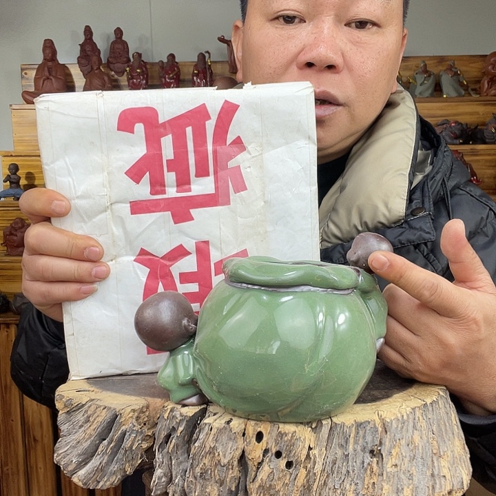 茶宠紫砂茶宠摆件