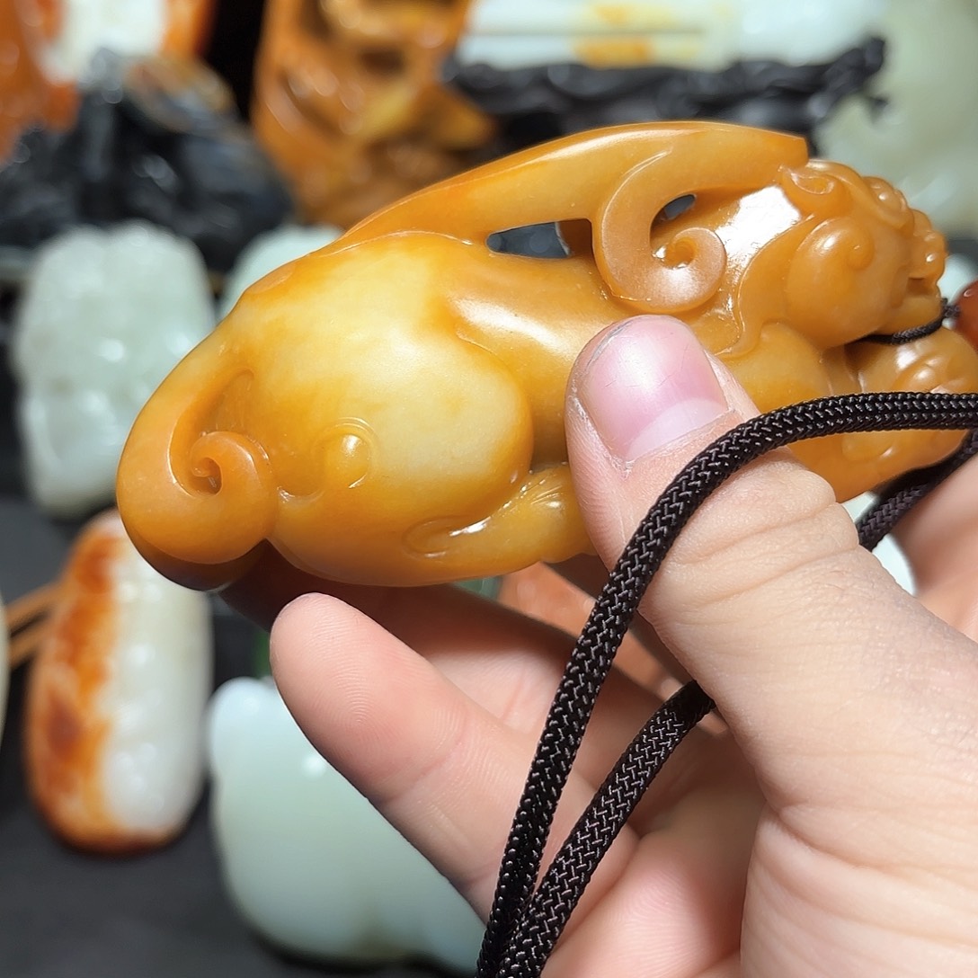 和田玉挂件未镶嵌泽*0