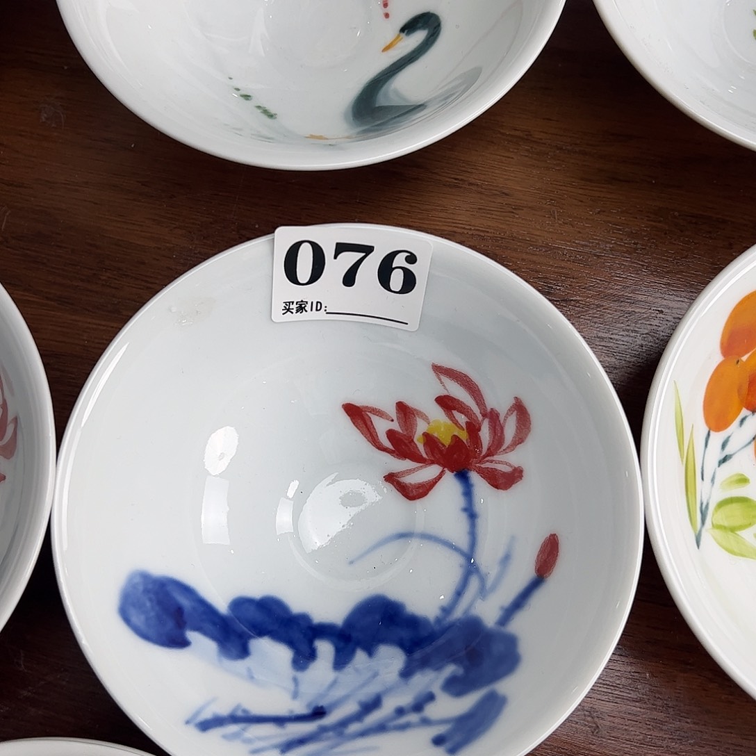 瓷片景德镇陶瓷手工手绘制作